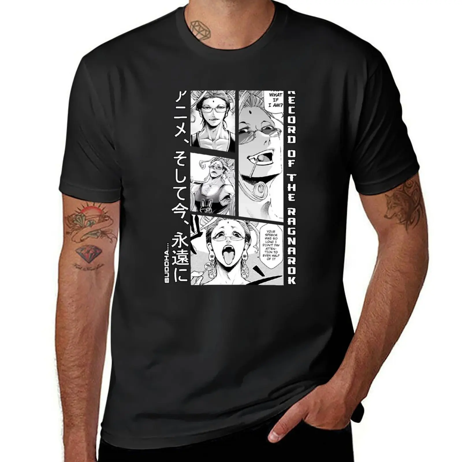 

Gautama Buddha Japanese Manga Gift Fan T-Shirt sports fans summer tops tops Aesthetic clothing mens t shirt graphic