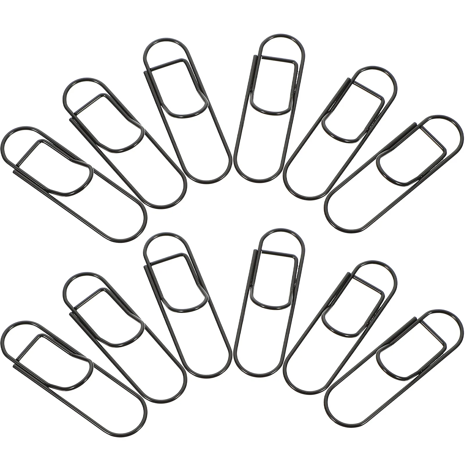 20Pcs 펜 클립 크리 에이 티브 스테인레스 스틸 다용도 문서 홀더 클립 노트북 일기 달력 장식 사무실