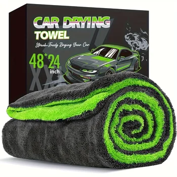 Full-Size SUV & Truck Drying Towel –1400GSM Double-Sided Microfiber, Twisted Yarn Technology, High Absorbency & Scratch-Resistant