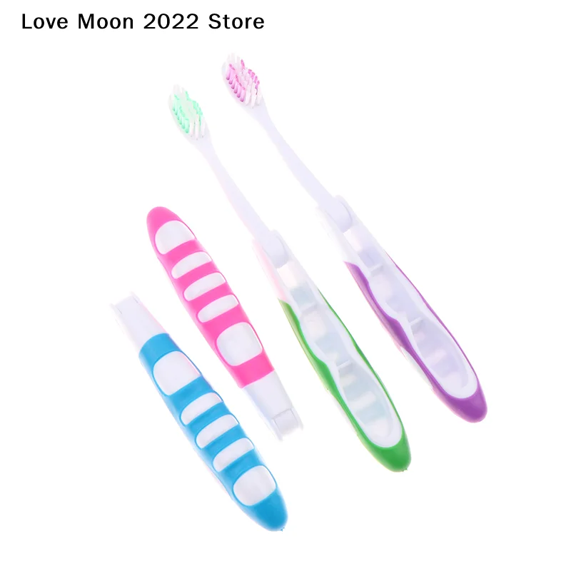 휴대용 일회용 접이식 여행 캠핑 칫솔 하이킹 칫솔 구강 청결 도구 접이식 칫솔