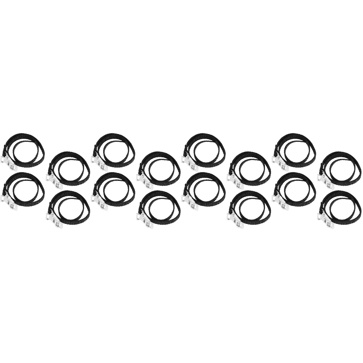 

16 pcs Bike Foot Pedal Replacement Straps Bike Pedal Toe Straps Cycling Supplies