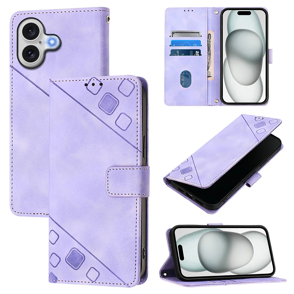 Leather Flip Card Holder Wallet Phone Case