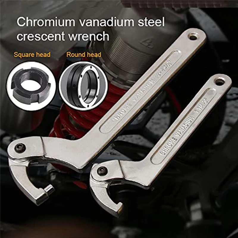 

Регулируемый гаечный ключ с крючком 7/8/12/15 дюйма, гаечный ключ с открыванием/закрытием, плоские/круглые концы, тяжелый многофункциональный инструмент, ручные инструменты для ремонта