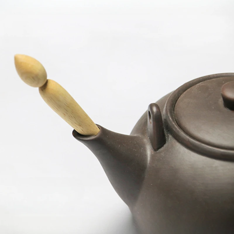 Pottery Purple Clay Teapot Making Tools Finishing Spout Accessories DIY Handmade Ceramic Teapot Making Auxiliary Finishing Tools