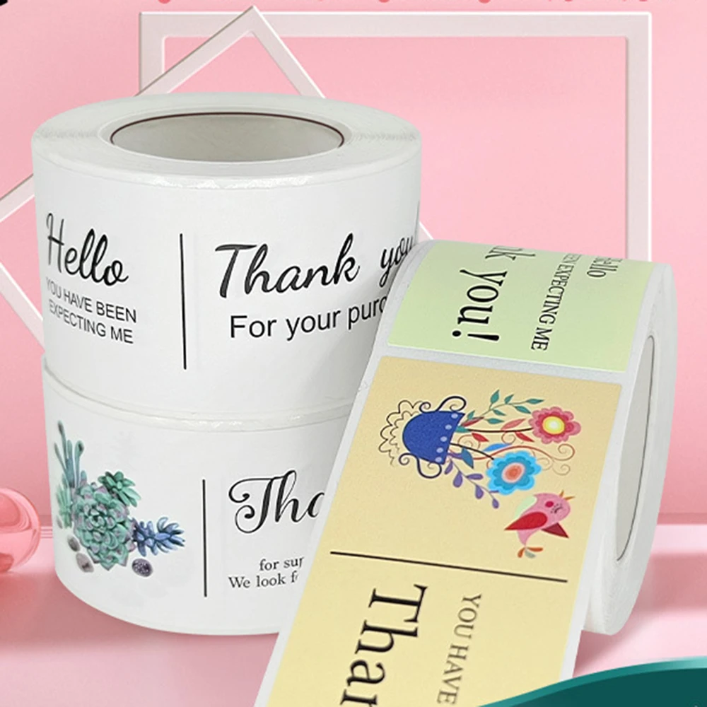 120 Stück rechteckige Goldfolien-Aufkleber „Danke für kleine Unternehmen“, Geschenk-Siegeletiketten, Versandaufkleber für Dekoration, Umschläge – Detail 16