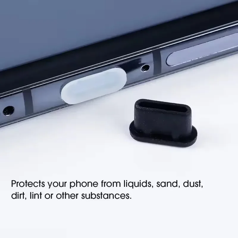 รูปสินค้า จุกปิดกันฝุ่น USB-C ซิลิโคนนิ่ม ป้องกันพอร์ตชาร์จ