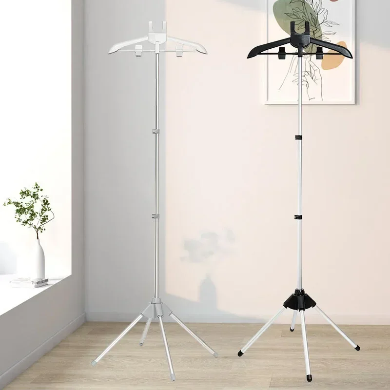 Clothes Steamer Rack Steamer Stand Telescopic Garment Steamer Rack Height Adjustable Garment Foldable Standing Hanger for Steaming Clothes