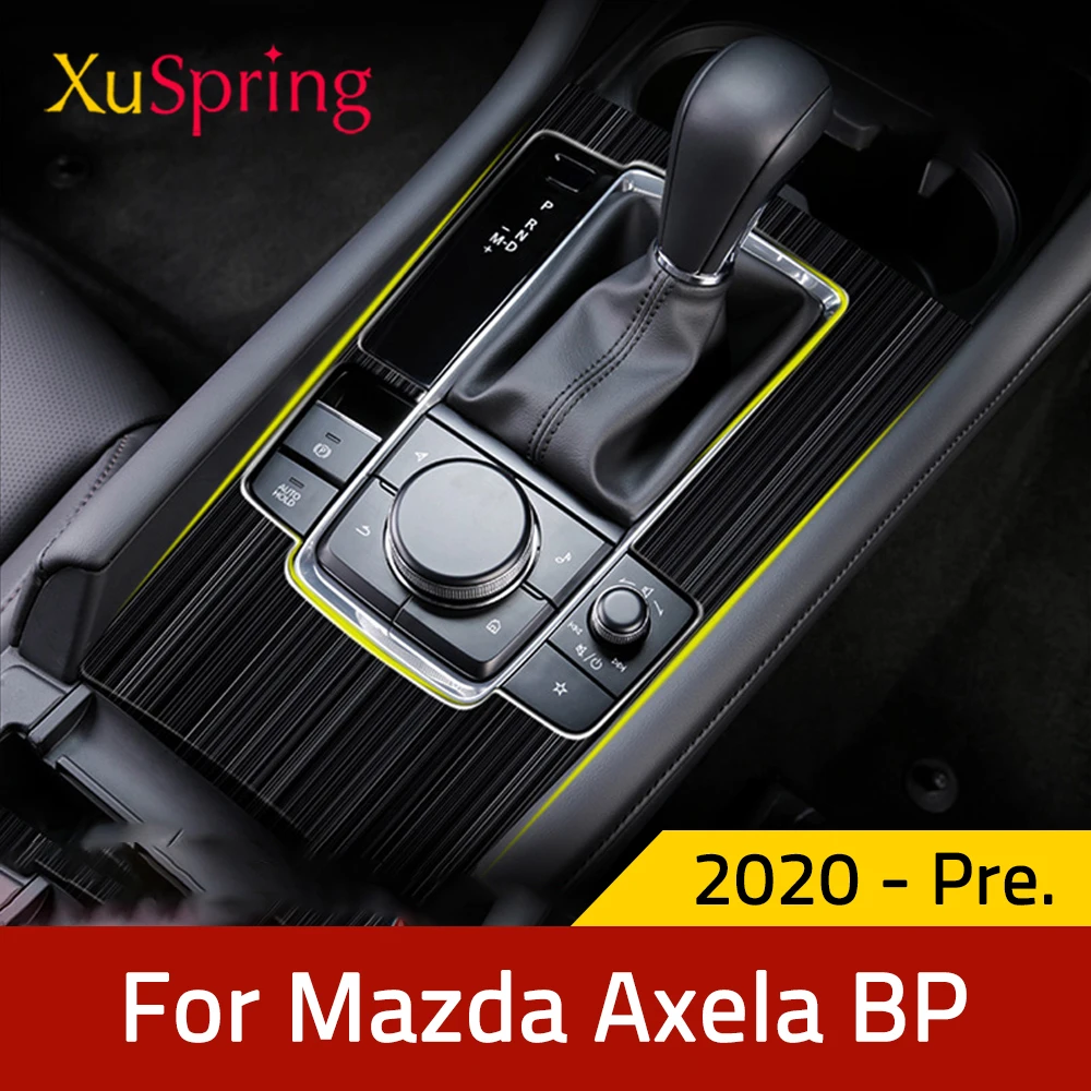 KUNGKIC Kohlefaser Schalttafel Abdeckung Für Mazda 3 BP Axela 2019-2024