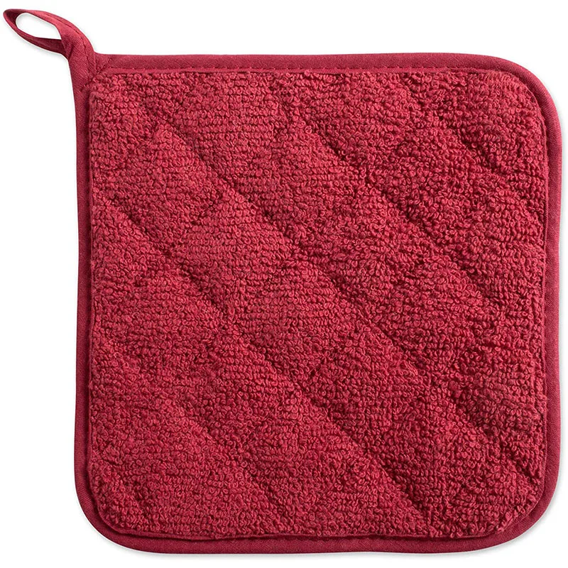 2pcs Pot Holders Heat Resistant Cotton Mat Baking Hot Pads Table Placemat Accessories horno Non-slip Potholder Cushion Kitchen