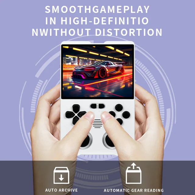 GameHero Magicx XU10 Handheld Game Console 3.5" IPS 4:3 Screen Linux System Retro Portable Video Game Console Children's Gifts 6
