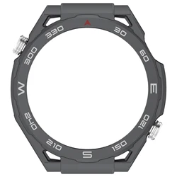 Sleek PC Case Hollow Out Watch Frame Bumper - Protective Cover for Smartwatch Accessories (Grey)