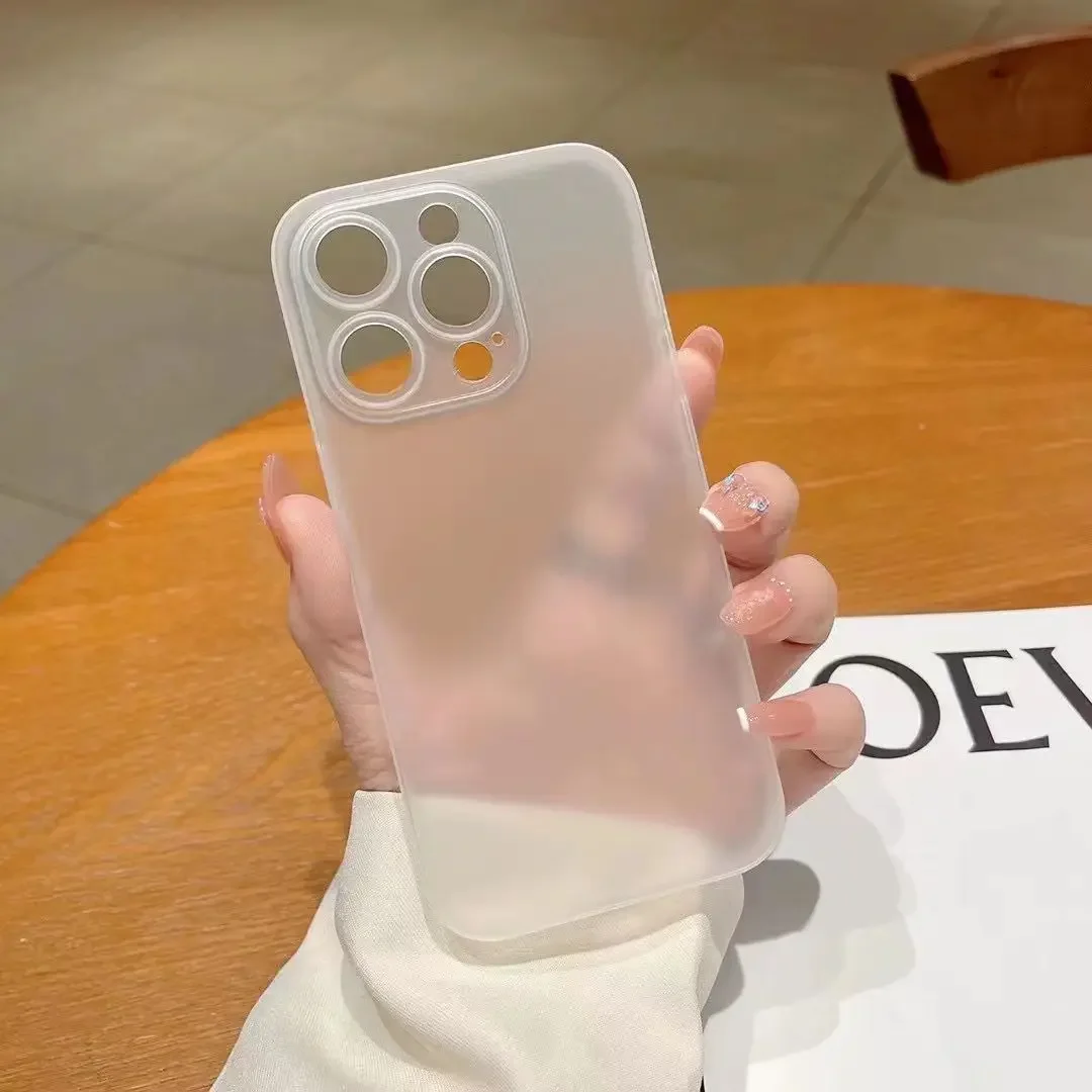 Ultra Thin 0.2mm Matte Translucent Frosted Phone Case