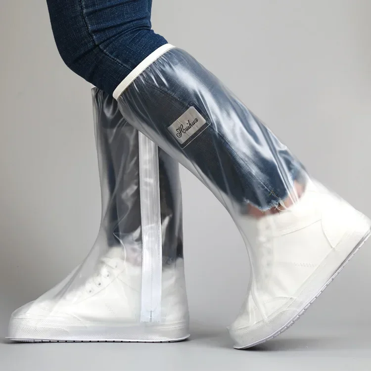 Description Picture 3 of itemMen's and Women's High Tube Shoe Cover with Pressed Rain Waterproof Edge and Thickened Sole Wear Resistant Quality Dirtproof