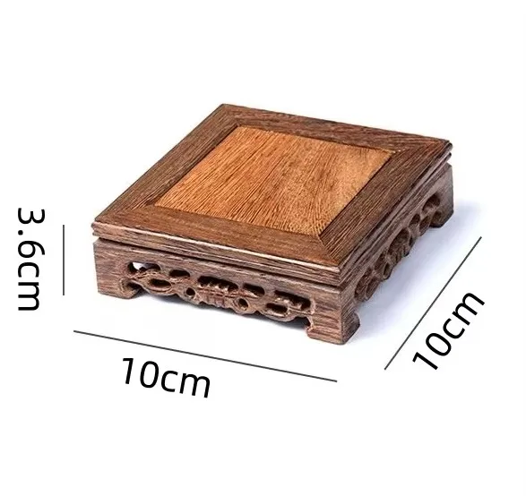 Деревянная подставка для цветочного горшка, садовые украшения, держатель для растений, кофе, чайные сервизы, пьедестал, поднос для бонсай, блюдце для растений, подставка для цветов