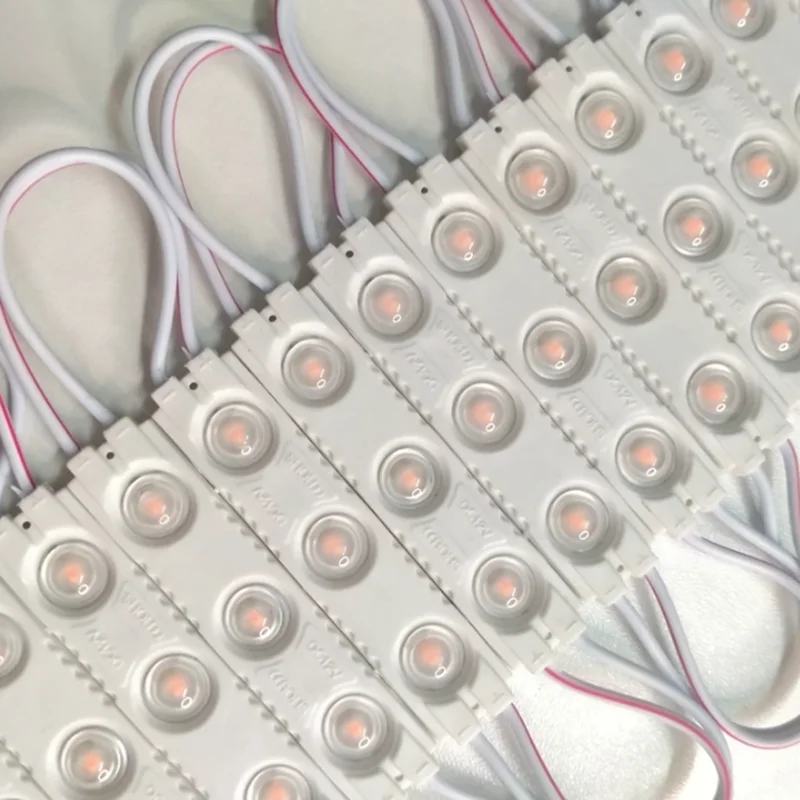 20PCS 고휘도 3 LED 모듈 SMD 2835 DC12V 1.5W IP65 방수 LED 조명 모듈 Uutdoor 간판 빌보드 장