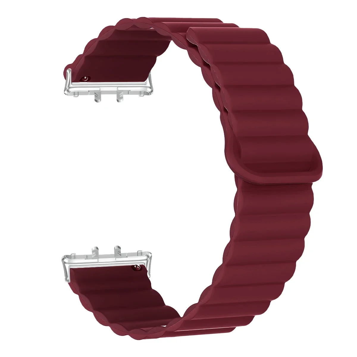 Silicone Magnetic Loop Strap Adjustable Bracelet Wristband Accessory