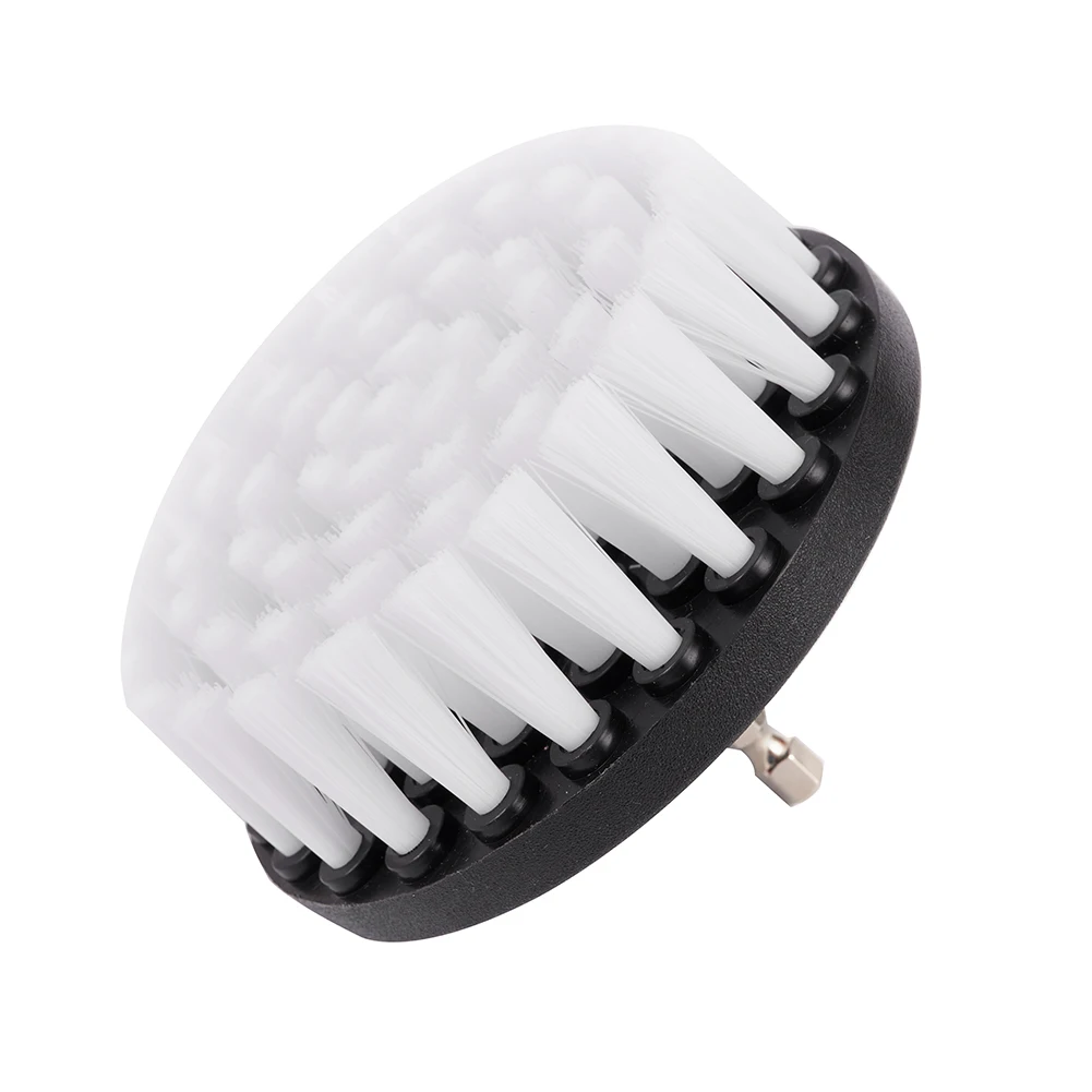 Drill Brush Attachment 4 Inch For Carpet Leather Upholstery Glass Tires Cleaning Electric Scrubber Drill
