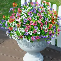 Weather Resistant Artificial Flowers Colorful