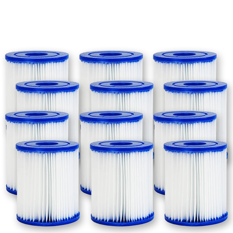 12pcs Pump Pool Filter Cartridge 58093 Type I for bestway 330 Gallon Pool Filter AliExpress