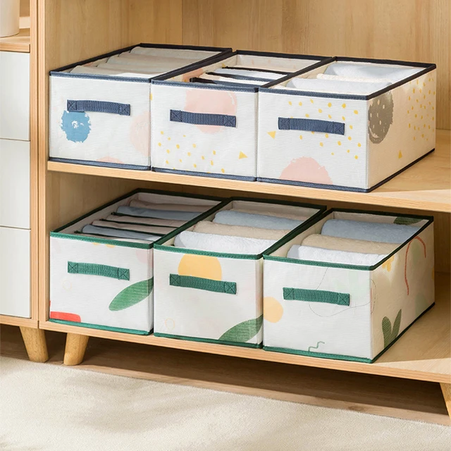 Sűrítse A Ruházat Szervező Nadrág Pulóver Tárolószekrények Fiókok Farmer Tároló Doboz Szekrény Ruha - Image 4