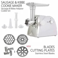 Heavy Duty 3000 Watts Powerful Meat Grinder Mincer Sausage Maker Filler Food Processors Kitchen Mincing Machine White 2