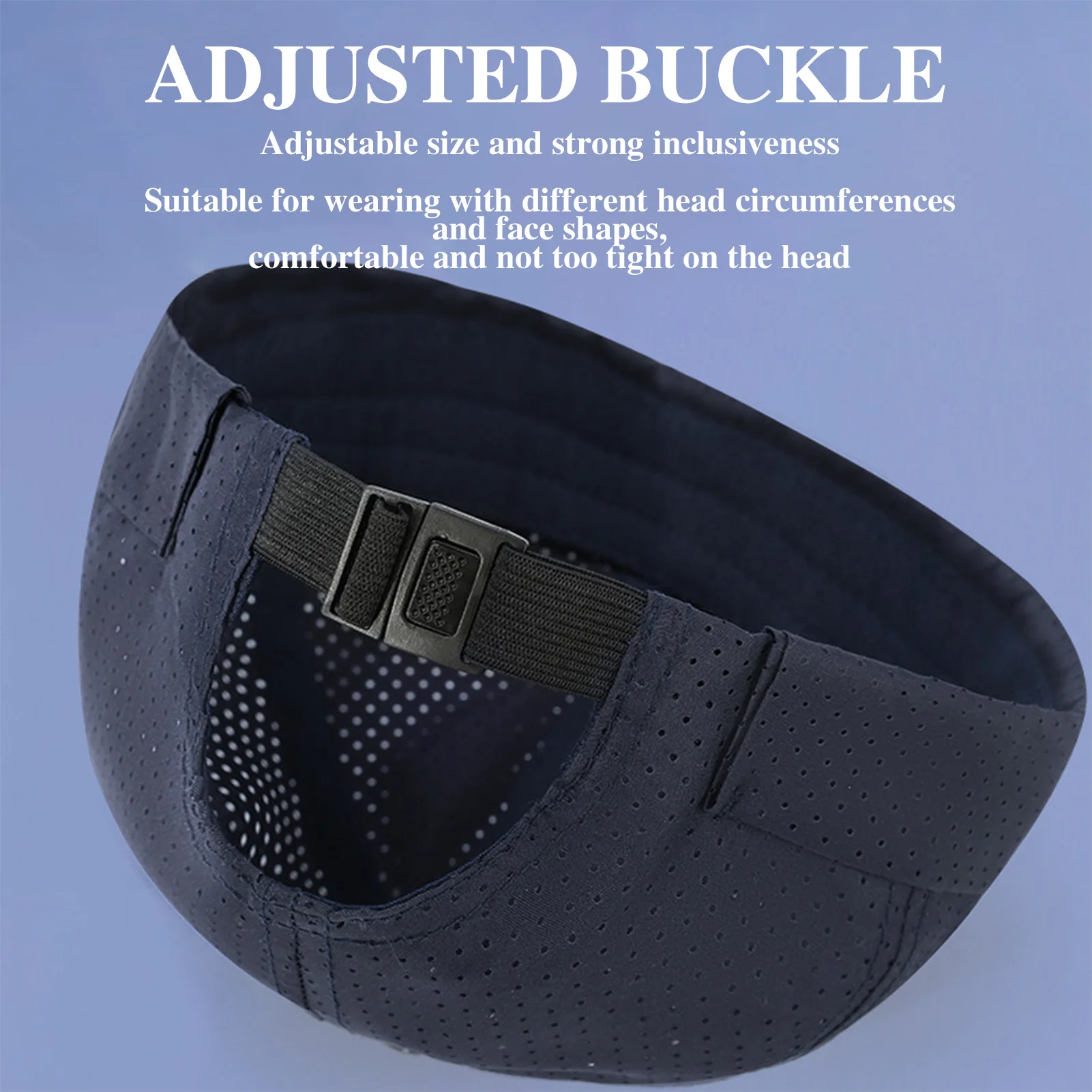 Sommer Atmungsaktive Hut männer Mesh Cap Kühlkappen Schnell trocknend Radfahren Laufen Beanie Hut Einstellbare Kühlung Stretch Arbeits Kappe – Detail 1