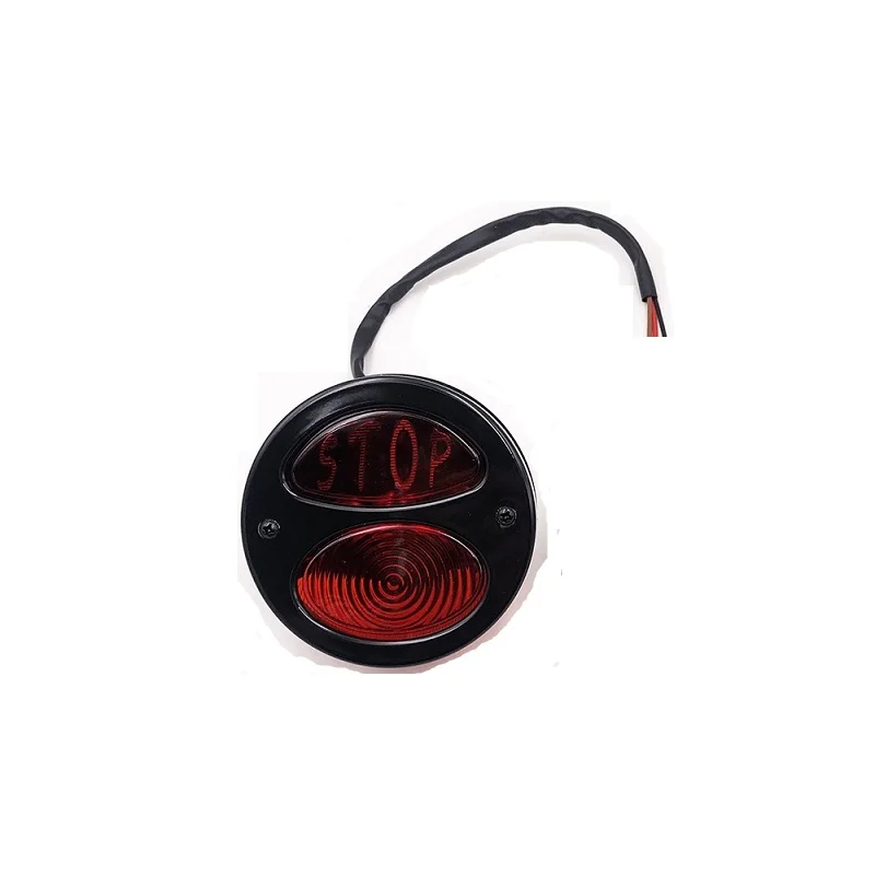 Qiilu Feu Arrière LED 12 V 15 LED Pour Oto, Feu De Freinage, Feu