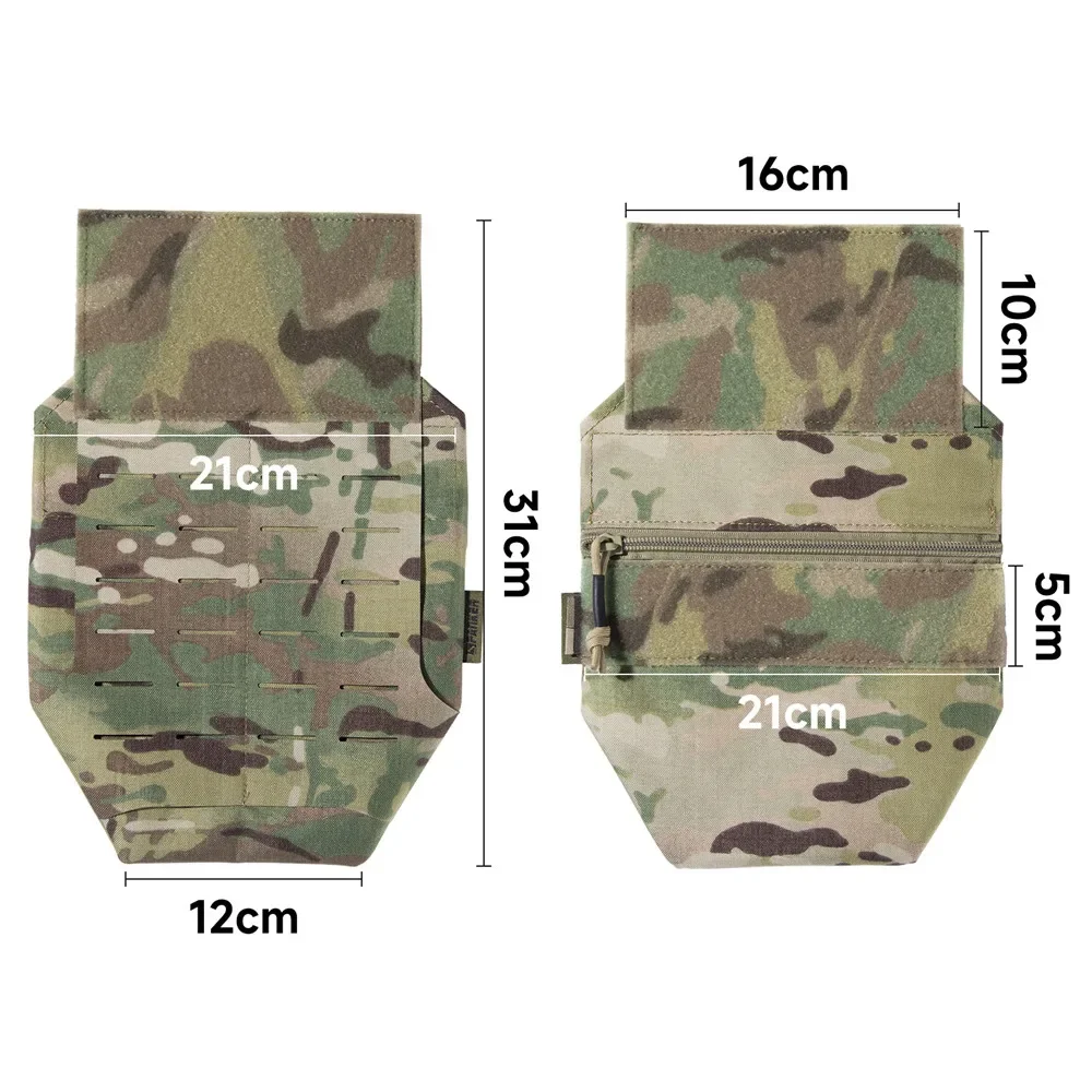 Tactical Molle Pouch Protect Carrier Plate Pouch Vest Accessories Bag Outdoor Men EDC Tool Bag Utility Vest Pack 2