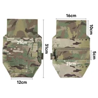 Tactical Molle Pouch Protect Carrier Plate Pouch Vest Accessories Bag Outdoor Men EDC Tool Bag Utility Vest Pack 2