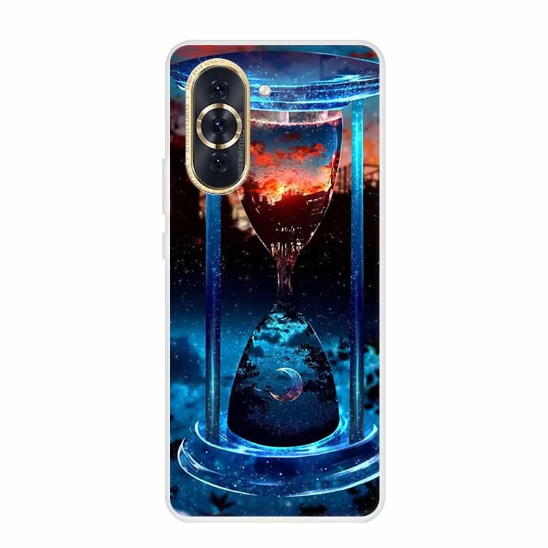 Huawei Nova 10 Pro Clear Marble Soft TPU Silicone Back Cover – Elegant Protective Case