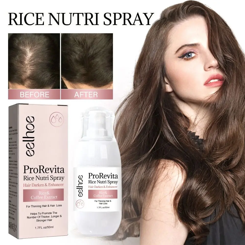 Nourish Hair Hair Helper Spray Effective 50ml Repair Hair Follicles Rice Water Spray Strengthens Root Dense