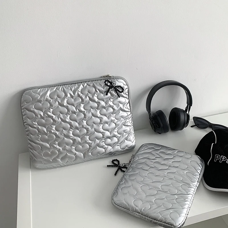 Cute Heart Design Tablet and Laptop Sleeve - Korean Version