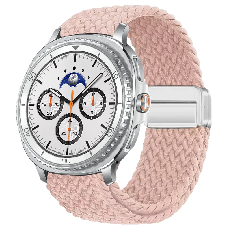 Braided Nylon Solo Loop Bracelet - Magnetic Sports Strap