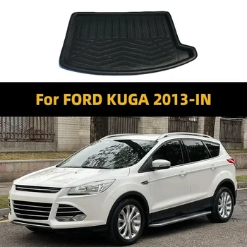 Per FORD KUGA 2013-IN Tappetini per bagagliaio posteriore per auto Anti-sporco Boot Tappeto protettivo impermeabile Pad Bagagli Cargo Copertura Liner Vassoio Pavimento