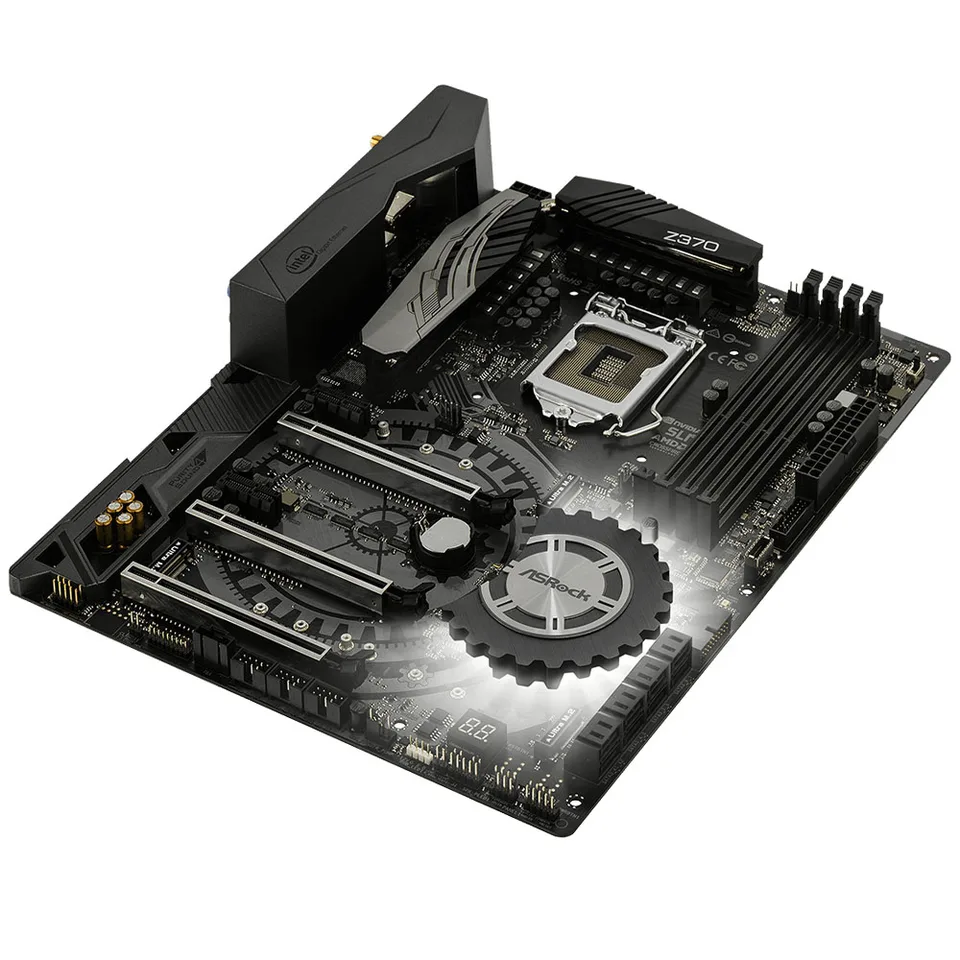 Taichi-デスクトップマザーボード,64GB,pci-e Asrock-Z370,lga 3.0