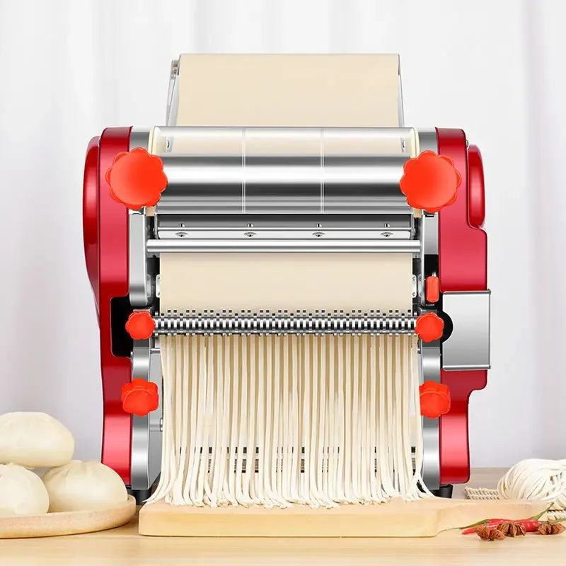 550W Automatic Electric Noodle Making Pasta Maker Dough Dumpling Skin Roller