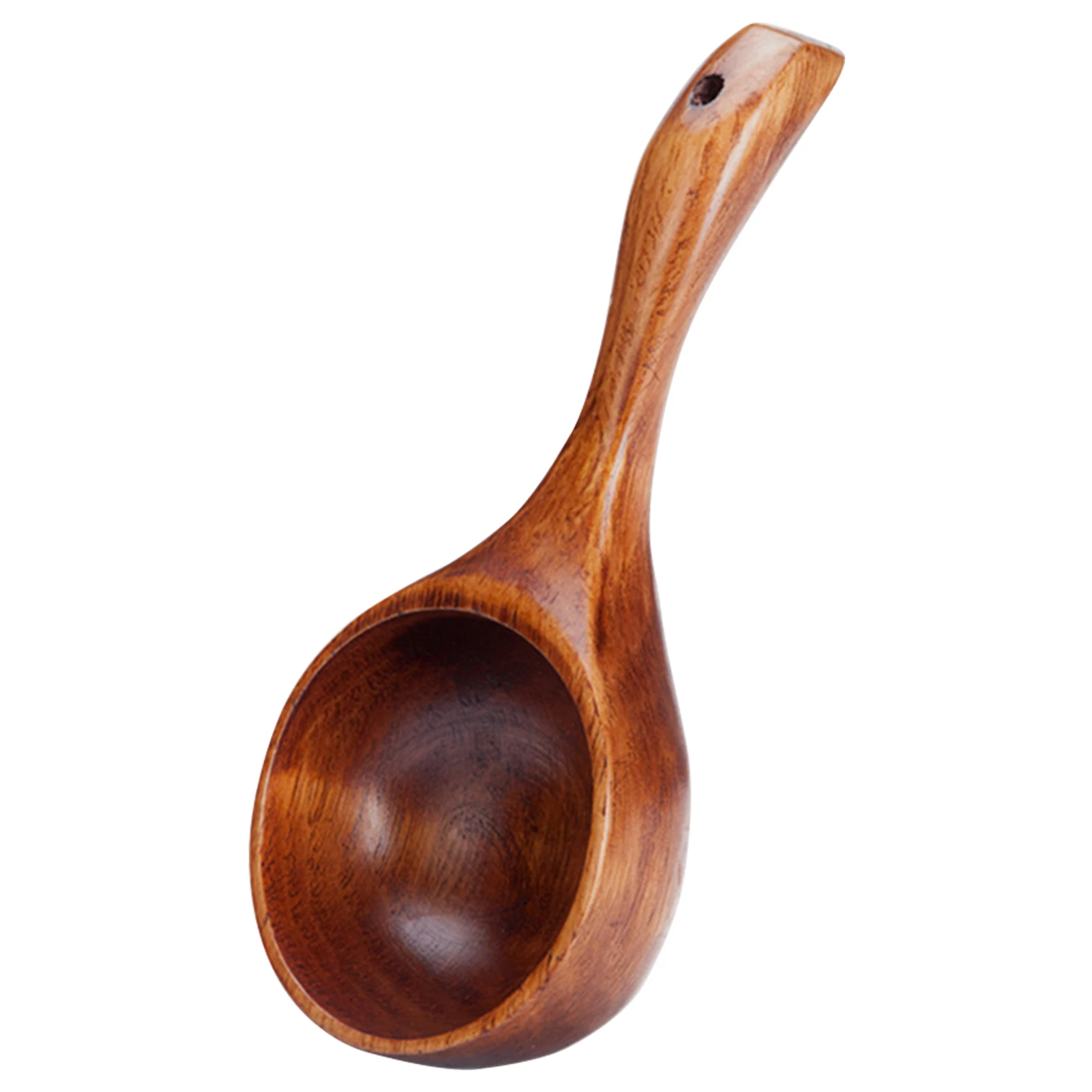 Stainless steel ladle Wood Water Scoop Spoon Multipurpose Wooden Scoop Spoon Ladle Dipper Kitchen Utensil