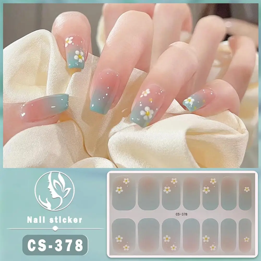 Nail Sticker Panda No-bake Gel Nail Oil Film Attached Chinese Style Film Waterproof Sticker H5U6