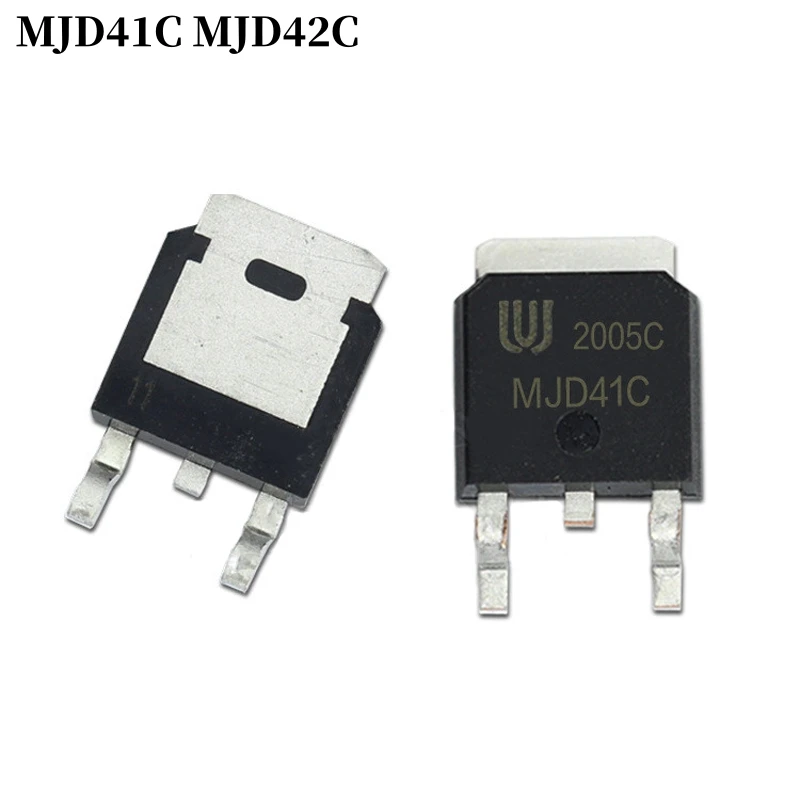 

20~1000Pcs MJD41C MJD42C SMD Transistor TO-252 Darlington NPN PNP Bipolar Amplifier Transistor