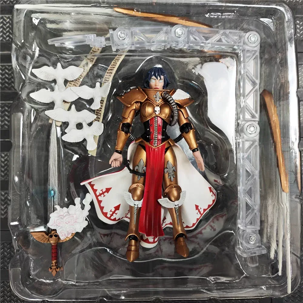 JOYTOY Warhammer 40K 1/18 - Adepta Sororitas Celestine The Living Saint, Action Figure Da Collezione