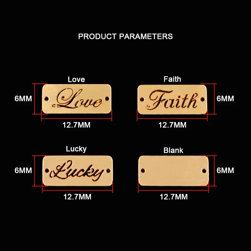 14K Gold Filled Bar Connector Charm Rectangle Connector Blank Rectangle Pendant Bar Charm Necklace Connector Faith Love Lucky
