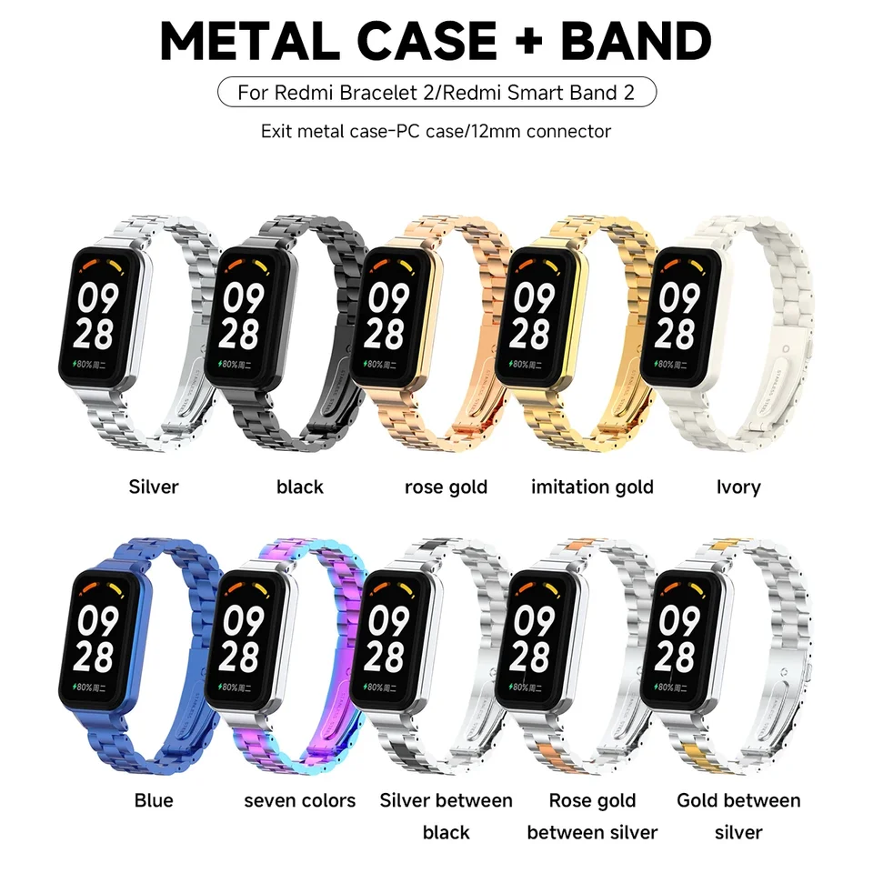 Mugust 8 Cinturini In Silicone Per Xiaomi Mi Band 4 E Mi Band 3 – Morbidi, Traspiranti, Regolabili (155-216mm), Multicolore