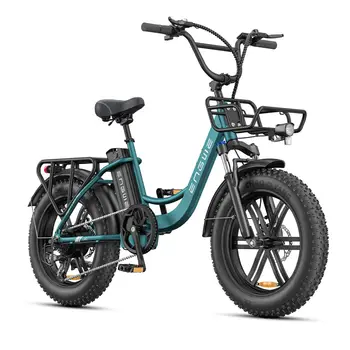 Bicicletta elettrica ENGWE L20 Boost, modello unisex, motore da 250W, batteria 48V13AH, pneumatici larghi 20*4.0 pollici, ideale per il pendolarismo.