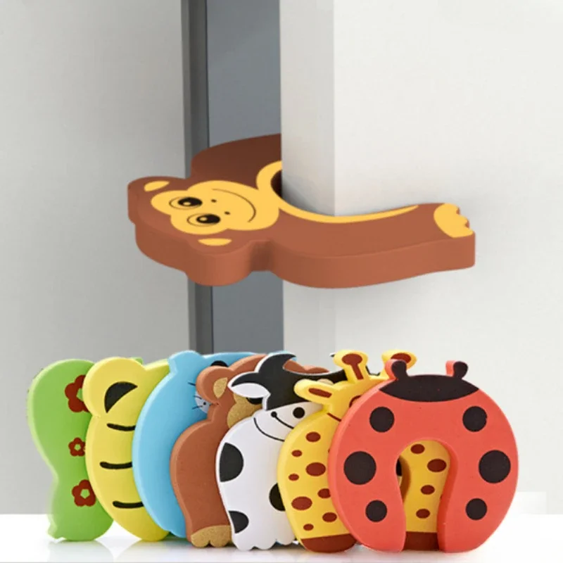 Child Safety Animal Door Stop Collision Prevention Anti pinch Door Seam Protector silicone door stopper door stopper bumpers door stopper door finger pinch guards