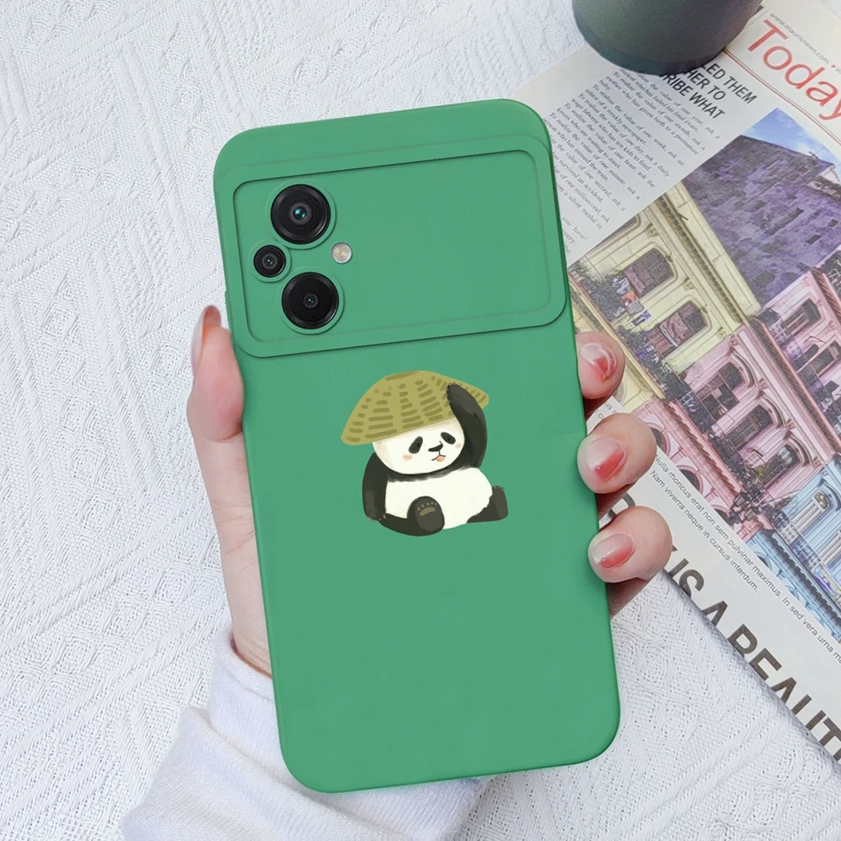Astronaut Flower Soft Liquid Silicone Full Protection Anti-Drop Back Cover