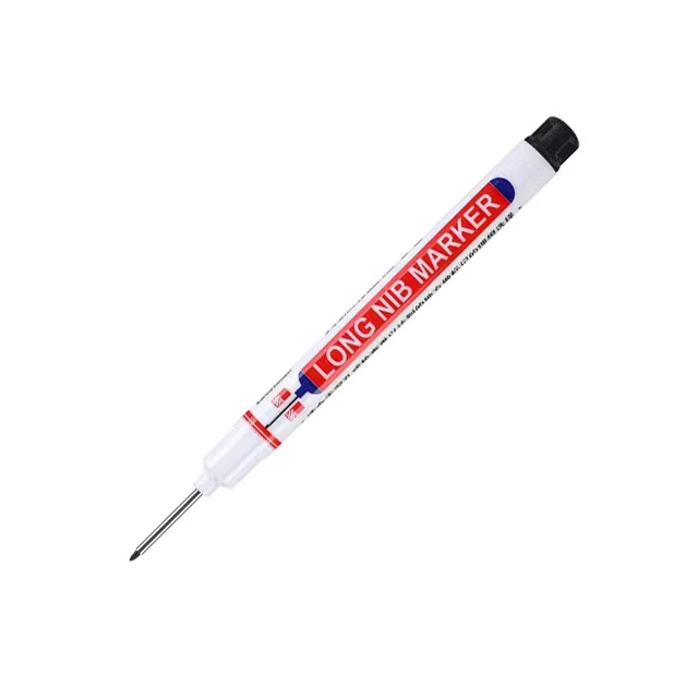  20MM Red/Black/Blue/White Ink Long Head Markers Bathroom Woodworking Decoration Multi-purpose Deep Hole Marker Pens 