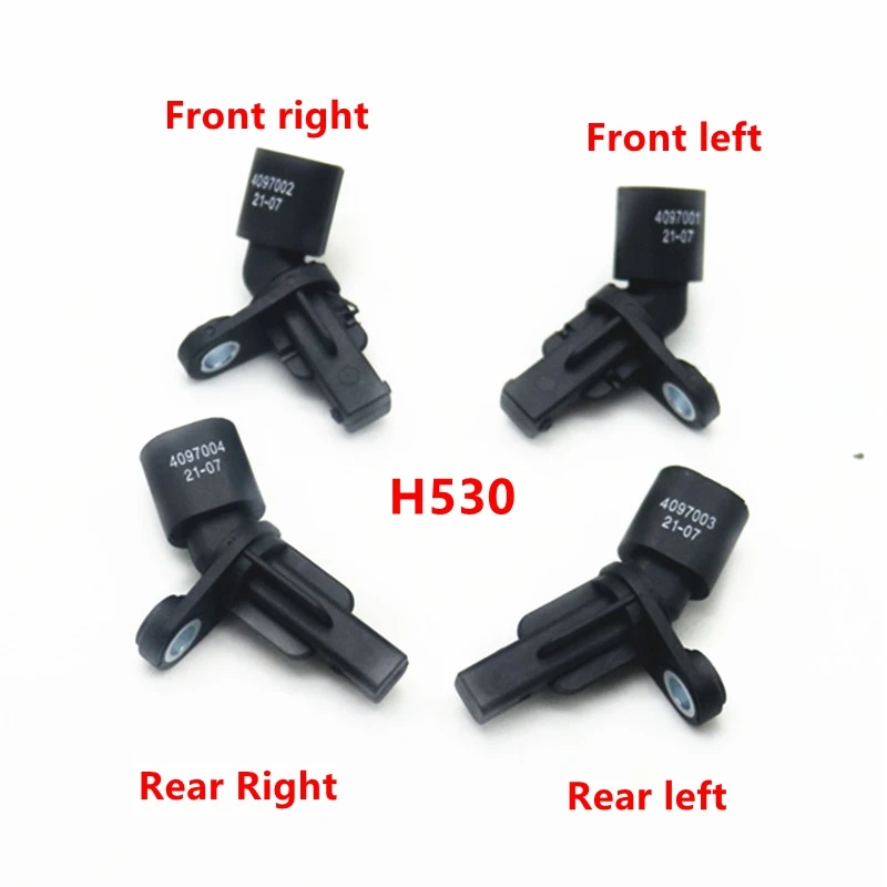 

1 piece Vehicle Speed Sensor Front Rear Wheel ABS Sensors For Brilliance H530 V5 OEM 4097001 4097002 4097003 4097004