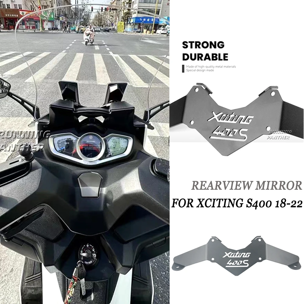 

Зеркала заднего вида для мотоцикла, кронштейн на лобовое стекло, фиксируемая Передняя подставка, зеркало заднего вида для KYMCO 400 xcytos400 2018-2022