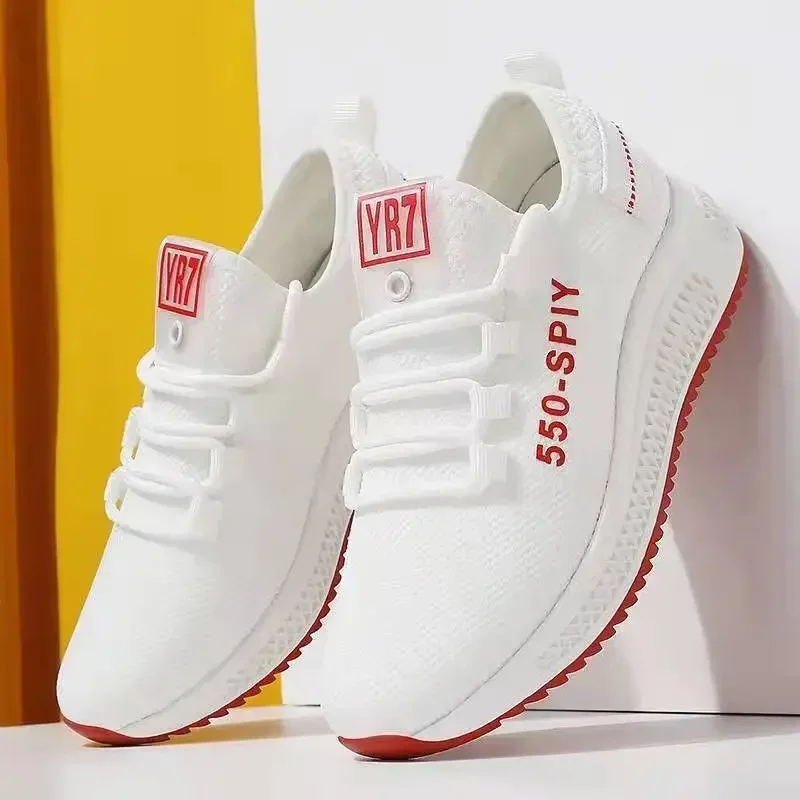 Onsoyours Scarpe Donna Con Plateau – Slip On In Rete E PU – Traspiranti, Massaggianti, Per Estate E Autunno – Punta Tonda, Leggere