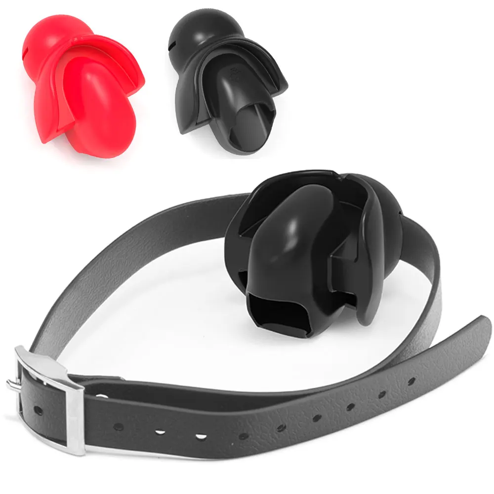 Erotic Sex Toy Silicone Mouth Gag Fixed Tongue Gag Ball Couple Adult Game Alternative Bondage Ball
